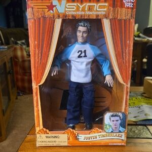 NSYNC Collectible Marionette Justin Timberlake Unopened